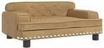 vidaXL Kindersofa Braun 70x45x30 cm Samt 3196298