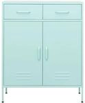 vidaXL Lagerschrank Minzgr&uuml;n 80x35x101,5 cm Stahl Modell 2