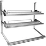 Kesseb&ouml;hmer Linero Style Rollenhalter Edelstahloptik 3 Etagig