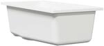 vidaXL K&uuml;chensp&uuml;le Wei&szlig; 21 x 44 x 14 cm Granit 4012358