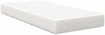 vidaXL Bettmatratze mit Matratze Creme 80 x 200 cm Stoff 42008258