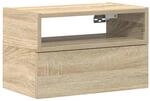 vidaXL Wand-Nachttisch Sonoma-Eiche 45x26x28,5 cm 858600