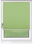 Deco-Raum Plissee Basic ohne Bohren 40x150cm Gr&uuml;n Blickdicht Klemmfix