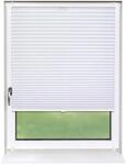 Deco-Raum Plissee Basic ohne Bohren 80x210cm Wei&szlig; Blickdicht Klemmfix