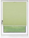 Deco-Raum Plissee Basic ohne Bohren 70x210cm Hellgr&uuml;n Blickdicht Klemmfix