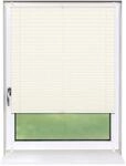 Deco-Raum Plissee Basic ohne Bohren 110x150cm Vanille Blickdicht Klemmfix