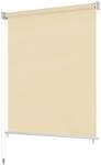 vidaXL Au&szlig;enrollo 160 x 140 cm Cremewei&szlig; 43441