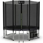 Juskys Trampolin JumpMaster M in Schwarz/Anthrazit