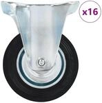 vidaXL 16 Stk Bockrollen 100 mm 277953