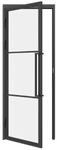inova Loft Glast&uuml;r 709 x 1972 mm Klarglas 3 Felder DIN Links Komplettset...