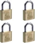 Basi - Vorhangschloss - SET - 4x VHS 612 - 60 mm - Gleichschlie&szlig;end - mit...