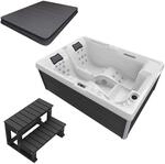 Tronitechnik Outdoor Whirlpool Spa Elba Aussen Badewanne Weiss 210Cm X 150Cm...