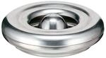 PROREGAL Feuerl&ouml;schender Tischaschenbecher Aus AlumInium Hx&Oslash; 6 x 12 cm Silber