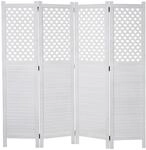 MCW Paravent A84 170x161cm Wei&szlig;