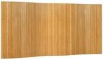 vidaXL Paravent Natur Breite 400 cm H&ouml;he 165 cm Bambus 376998