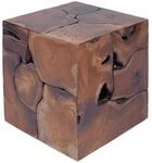vidaXL Hocker 4 Stk Braun 40x40x45 cm Massivholz Teak 274356