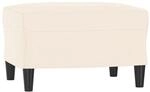 vidaXL Sitzbank Creme 70x35x41 cm Samt 349405