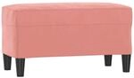 vidaXL Sitzbank Rosa 70x35x41 cm Samt 349400