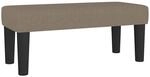 vidaXL Sitzbank Taupe 70x30x30 cm Stoff 346620