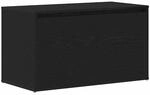 vidaXL Flurbank Schwarz Eichen-Optik 80 x 40 x 45 cm Holzwerkstoff 862701