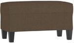 vidaXL Sitzbank Braun 100x35x41 cm Stoff 349454