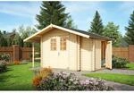 Lasita Holz-Gartenhaus Vilano 2 Satteldach Unbehandelt 220 cm x 220 cm