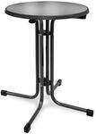Beautissu Bistroni Bistrotisch &Oslash;60xH70cm Schwarz