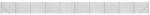vidaXL Maschendrahtzaun mit Bodenflansch Anthrazit 1,6x25 m 153996