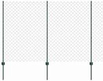 vidaXL Zaun mit Pfosten Gr&uuml;n 1,5 x 25 m Stahl 3336255