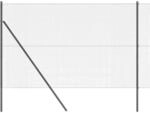 vidaXL Zaunpfosten Grau 10 x 1,6 m 16 x 16 mm Maschenweite 3351825