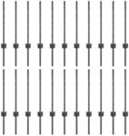 vidaXL Zaunpfosten 22 Stk Grau 100 cm Stahl 3335932