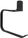 Spirella Handtuchhalter Taku 22 cm x 7 cm x 19 cm Schwarz Matt