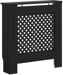 vidaXL MDF Heizk&ouml;rperverkleidung Schwarz 78 cm 325568