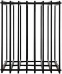 DELUKE Kaminholzregal Metall PREMIUM Innen Und Aussen Schwarz Brennholzregal...