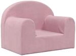 vidaXL Kindersofa Rosa Weich Pl&uuml;sch 357009