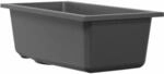 vidaXL K&uuml;chensp&uuml;le Grau 21 x 44 x 14 cm Granit 4012356
