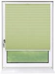 Deco-Raum Plissee Basic ohne Bohren 95x210cm Hellgr&uuml;n Blickdicht Klemmfix
