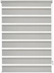 Gardinia Easyfix Doppelrollo mit Montageschiene 75 cm x 150 cm Grau