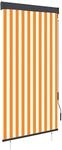 vidaXL Au&szlig;enrollo 100 x 250 cm Wei&szlig; und Orange 145957