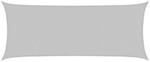 vidaXL Sonnensegel Hellgrau 5x2 m 100% Polyester Oxford 4000539