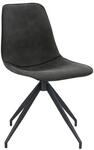 ebuy24 Monaco Esszimmerstuhl Drehfuss Grau