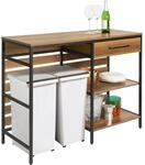 SoBuy K&uuml;cheninsel Sideboard Kommode K&uuml;chenschrank Flurschrank Vintage FSB71-PF