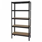 MCW Schwerlastregal E33 Schwarz 180x90x40cm