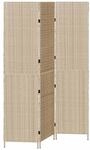 vidaXL Raumteiler Beige 147 x 180 cm Poly-Rattan 42003671