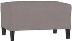 vidaXL Fu&szlig;hocker Taupe 70x55x41 cm Stoff Modell 2