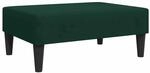 vidaXL Fu&szlig;hocker Dunkelgr&uuml;n 77x55x31 cm Samt 379559