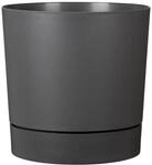 Scheurich Pflanztopf Plano+ &Oslash; 38,72 cm x 38 cm Metallic Grey
