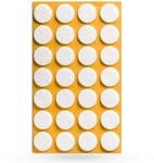 SOTECH Filzgleiter &Oslash;20 x 3 mm Selbstklebend Wei&szlig;