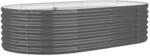 vidaXL Hochbeet Verzinkter Stahl 152x80x36 cm Anthrazit 318916