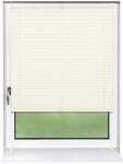 Deco-Raum Plissee Basic ohne Bohren 80x210cm Vanille Blickdicht Klemmfix